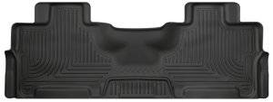 Lincoln Navigator Floor Mats - Rear - Husky Liners - WeatherBeater - Black - 2015